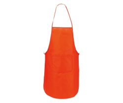 Painting apron, non-woven fabric, 50x73cm, front pocket, Red