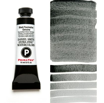 DANIEL SMITH PrimaTek Black Tourmaline Genuine Watercolor 15 ml. - World`s finest artists` paints