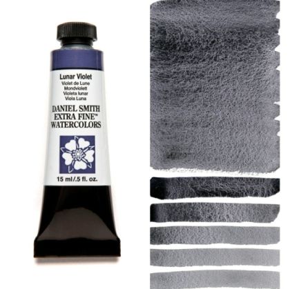 DANIEL SMITH Extra Fine™ Lunar Violet Watercolor 15 ml. - World`s finest artists` paints