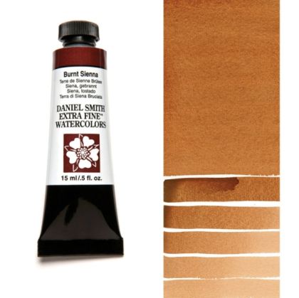 DANIEL SMITH Extra Fine™ Burnt Sienna Watercolor 15 ml. - World`s finest artists` paints