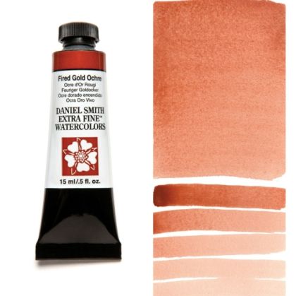 DANIEL SMITH Extra Fine™ Fired Gold Ochre Watercolor 15 ml. - World`s finest artists` paints