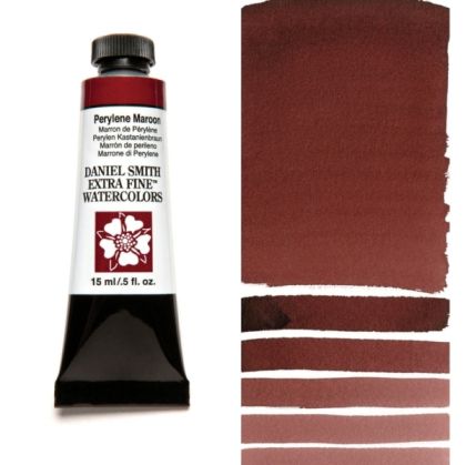 DANIEL SMITH Extra Fine™ Perylene Maroon Watercolor 15 ml. - World`s finest artists` paints