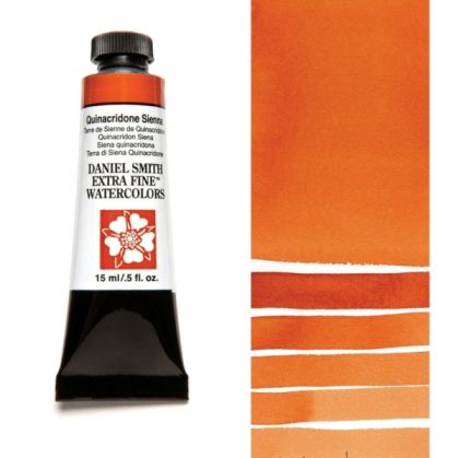 DANIEL SMITH Extra Fine™ Quinacridone Sienna Watercolor 15 ml. - World`s finest artists` paints