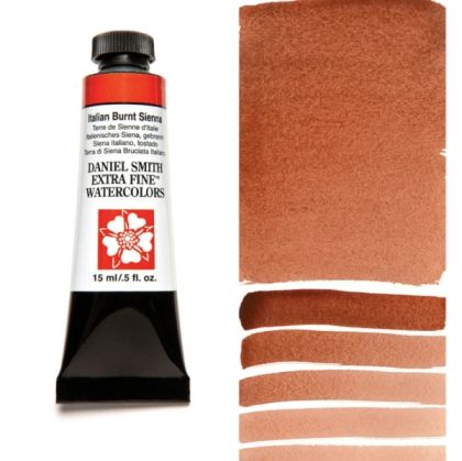 DANIEL SMITH Extra Fine™ Italian Burnt Sienna Watercolor 15 ml. - World`s finest artists` paints