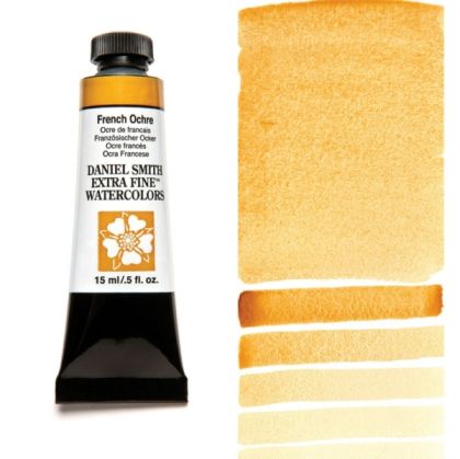 DANIEL SMITH Extra Fine™ French Ochre Watercolor 15 ml. - World`s finest artists` paints