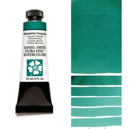 DANIEL SMITH Extra Fine™ Phthalo Turquoise Watercolor 15 ml. - World`s finest artists` paints