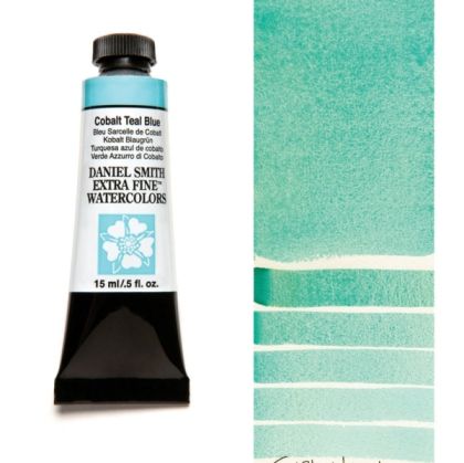 DANIEL SMITH Extra Fine™ Cobalt Teal Blue Watercolor 15 ml. - World`s finest artists` paints