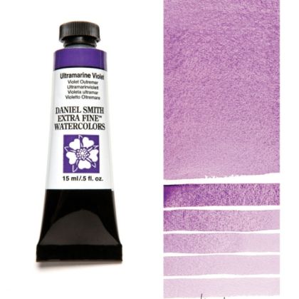 DANIEL SMITH Extra Fine™ Ultramarine Violet Watercolor 15 ml. - World`s finest artists` paints