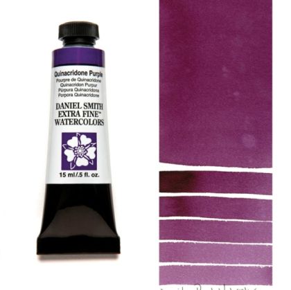 DANIEL SMITH Extra Fine™ Quinacridone Purple Watercolor 15 ml. - World`s finest artists` paints