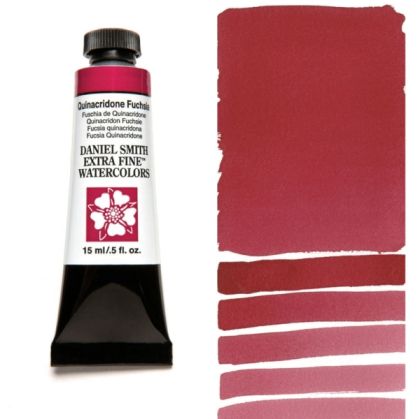 DANIEL SMITH Extra Fine™ Quinacridone Fuchsia Watercolor 15 ml. - World`s finest artists` paints