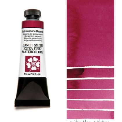 DANIEL SMITH Extra Fine™ Quinacridone Magenta Watercolor 15 ml. - World`s finest artists` paints