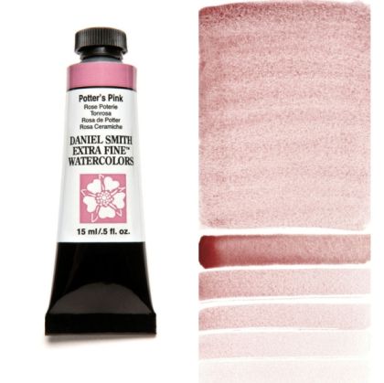 DANIEL SMITH Extra Fine™ Potter’s Pink Watercolor 15 ml. - World`s finest artists` paints