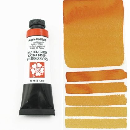 DANIEL SMITH Extra Fine™ Aussie Red Gold Watercolor 15 ml. - World`s finest artists` paints