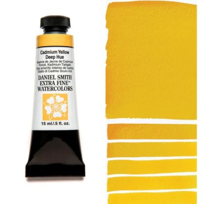 DANIEL SMITH Extra Fine™ Cadmium Yellow Deep Hue Watercolor 15 ml. - World`s finest artists` paints