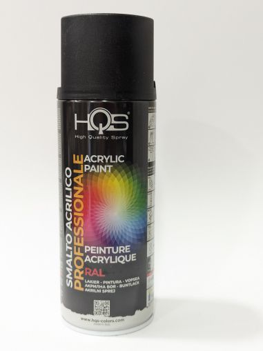 ACRYLIC UNIVERSAL SPRAY MATT - BLACK RAL 9005