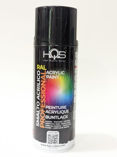 ACRYLIC UNIVERSAL SPRAY GLOSSY - BLACK RAL9005