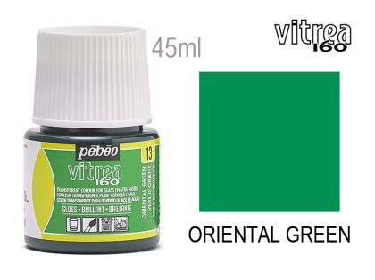 Боя за стъкло - 13 ЗЕЛЕНО, PEBEO Vitrea 160