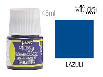 Glass paint - 08 LAPIS LAZULI, PEBEO Vitrea 160