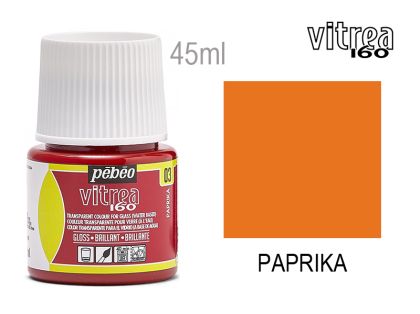 Glass paint - 03 PAPRIKA, PEBEO Vitrea 160