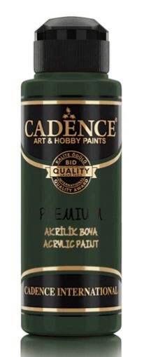 Акрилна боя CADENCE премиум полумат 120 мл. - 9006 Маслено зелено