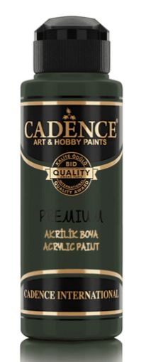 Акрилна боя CADENCE премиум полумат 120 мл. - 8020 Hunter green