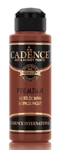 Акрилна боя CADENCE премиум полумат 120 мл. - 7554 Охсидно червено