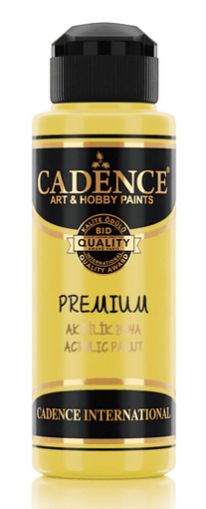 Premium Semi Matt Acrylic Paint CADENCE 120 ml - 0755 Lemon Yellow