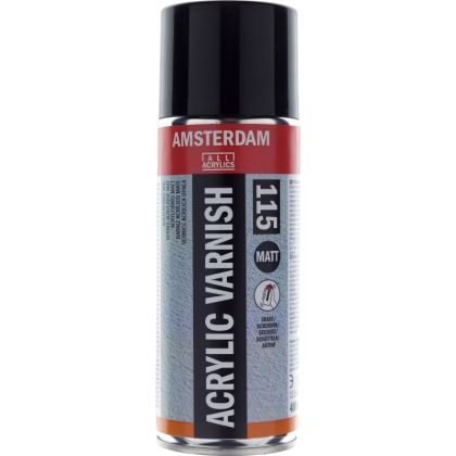 Spray varnish MATT for acrylic and oil paints 400 ml. - AMSTERDAM 115