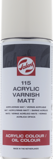 Spray varnish MAT for acrylic and oil paints 400 ml. - ROYAL TALENS 115