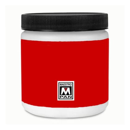 Acrylic paint Maestro Pan 200ml. - Cadmium red 187