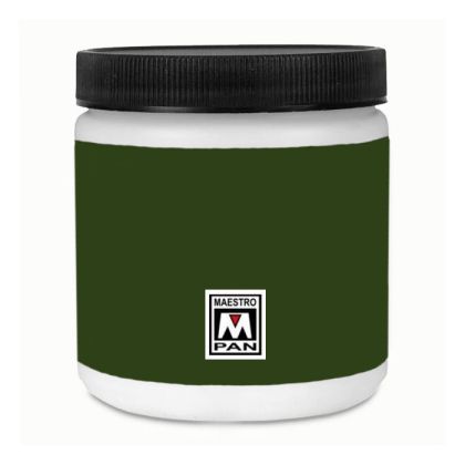 Acrylic paint Maestro Pan 200ml. - Green earth deep 214