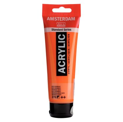 Acrylic color AMSTERDAM Standard 120 ml - Azo orange 276