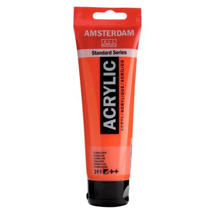 Acrylic color AMSTERDAM Standard 120 ml - Vermilion 311