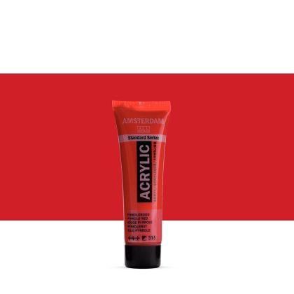 Acrylic color AMSTERDAM Standard 120 ml - Pyrrole red 315