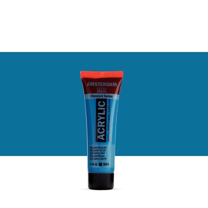 Acrylic color AMSTERDAM Standard 120 ml - Brilliant blue 564