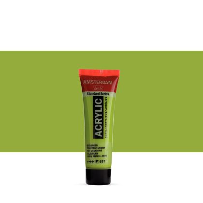 Acrylic color AMSTERDAM Standard 120 ml - Yellowish green 617