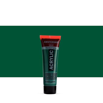 Acrylic color AMSTERDAM Standard 120 ml - Permanent green deep 619