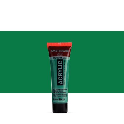 Acrylic color AMSTERDAM Standard 120 ml - Emerald green 615