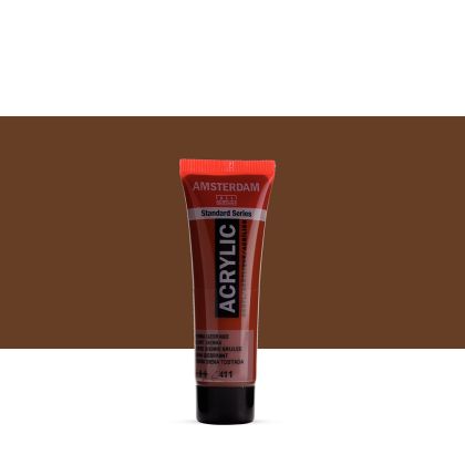 Acrylic color AMSTERDAM Standard 120 ml - Burnt sienna 411