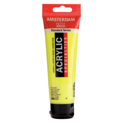 Acrylic color AMSTERDAM Standard 120 ml - Reflex yellow 256