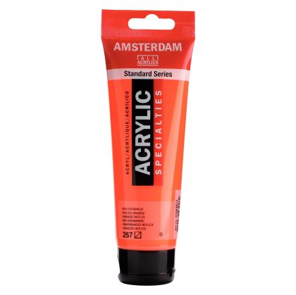 Acrylic color AMSTERDAM Standard 120 ml - Reflex orange 257