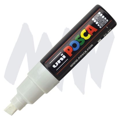 POSCA acrylic pen PC-8K - White