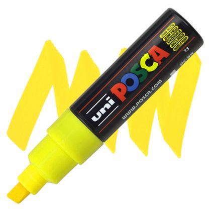 POSCA acrylic pen PC-8K - Yellow