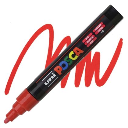 POSCA acrylic pen PC-5M - Red