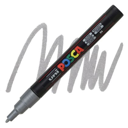 POSCA acrylic pen PC-3M - Silver