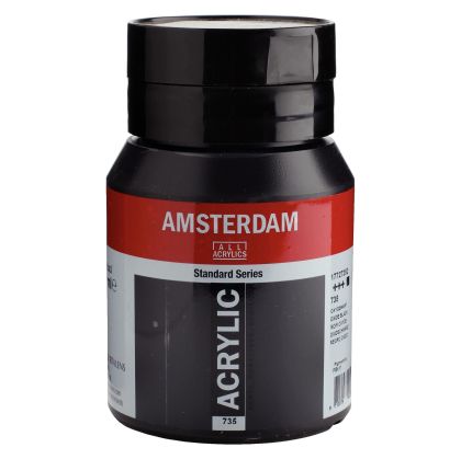 Acrylic color AMSTERDAM Standard 500 ml - Oxide black 735