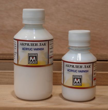 Acrylic varnish 100 ml.