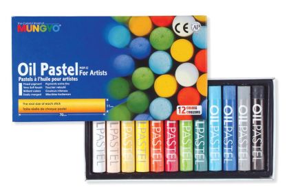 Oil pastels set of 12 colors