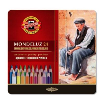 Watercolor pencils set of 24 TIN 