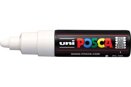 POSCA acrylic pen PC-7M - White